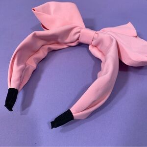 Pink Bow Headband